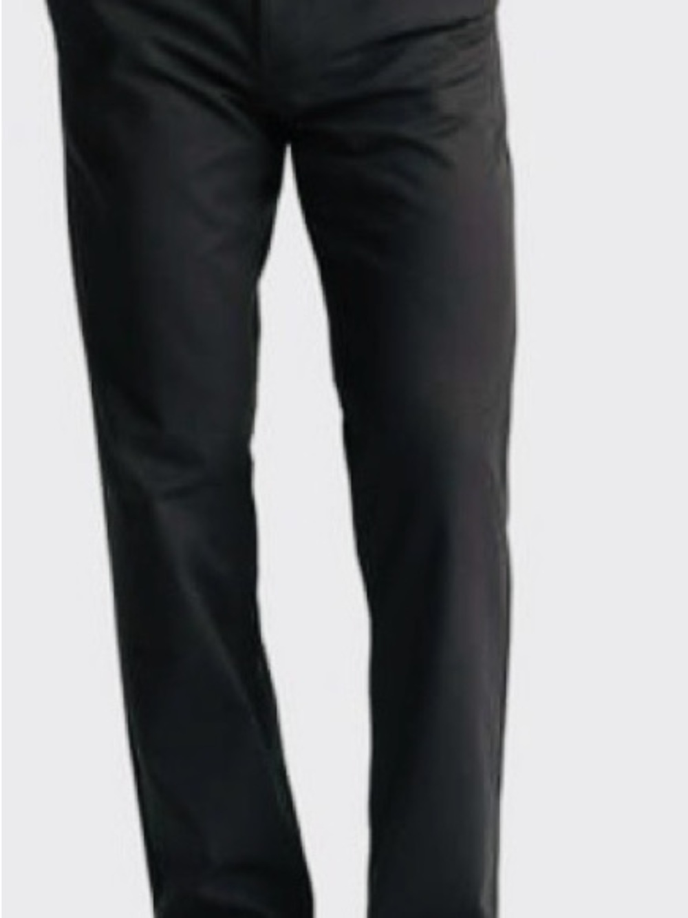 George Men's Dark Brown Casual Flat-Front Pants
